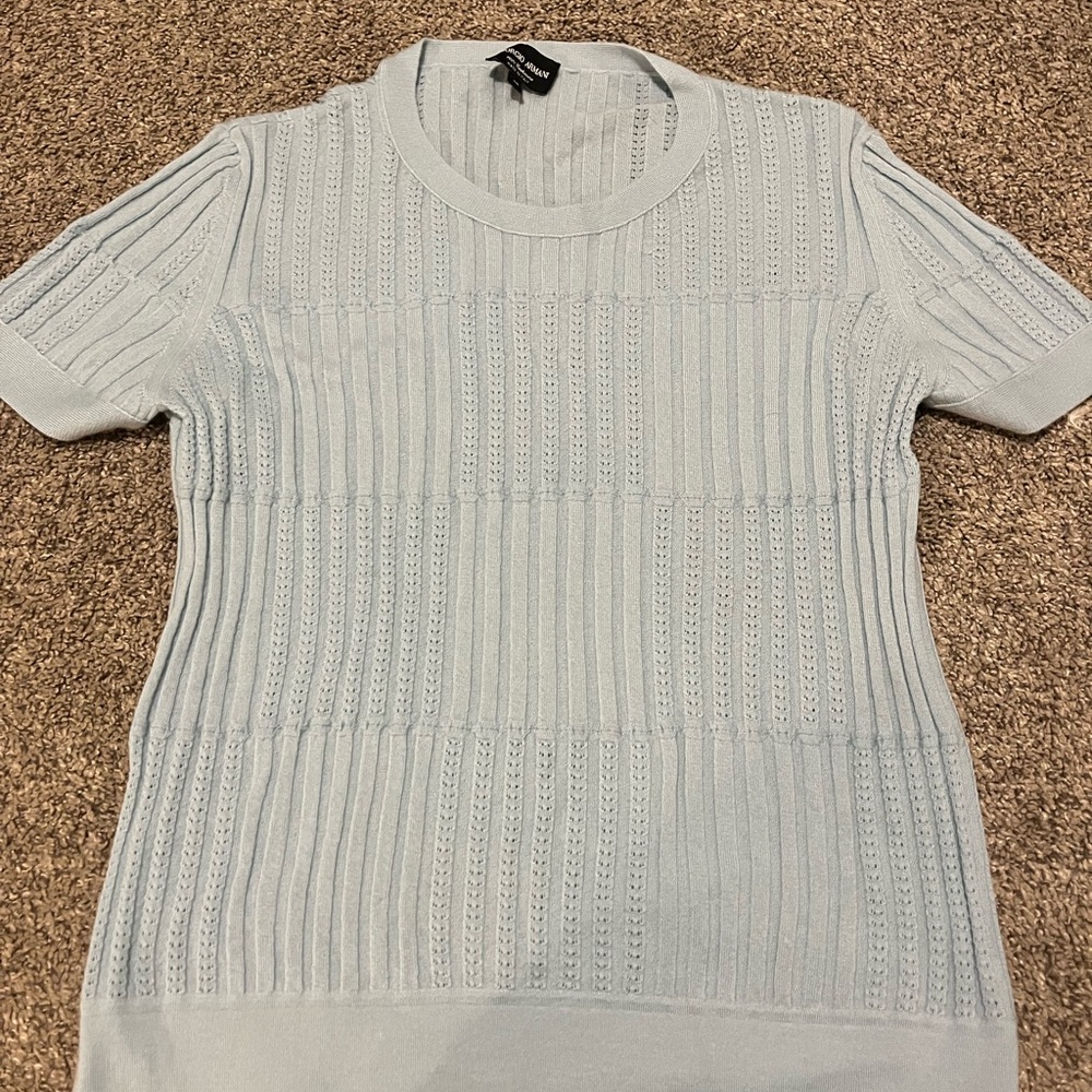 Giorgio Armani Womens shirt size 46 that is a size large in the us